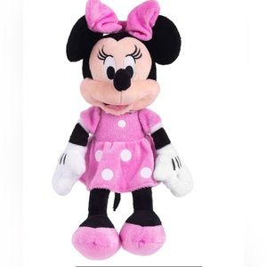 Disney Store Minnie Mouse Plush Bean Bag
Doll Pink Polka Dots 
MINNIE MOUSE